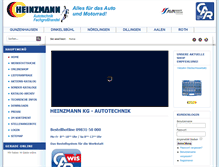 Tablet Screenshot of heinzmann-autotechnik.de